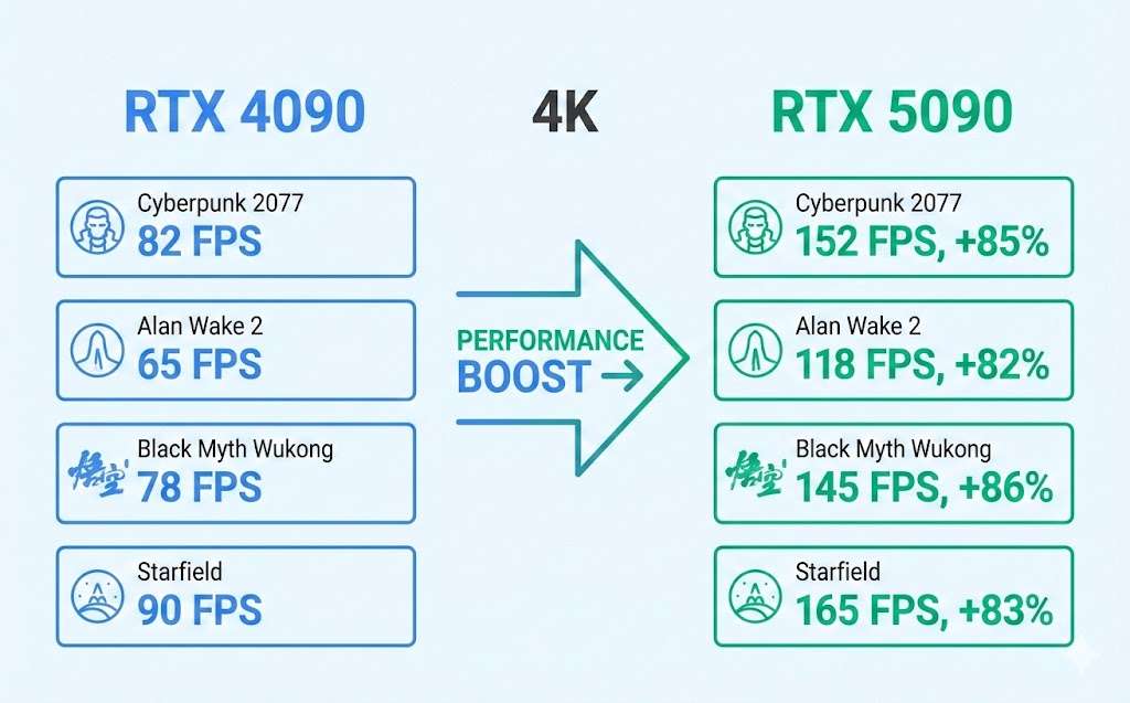 4K 게이밍 성능 결과