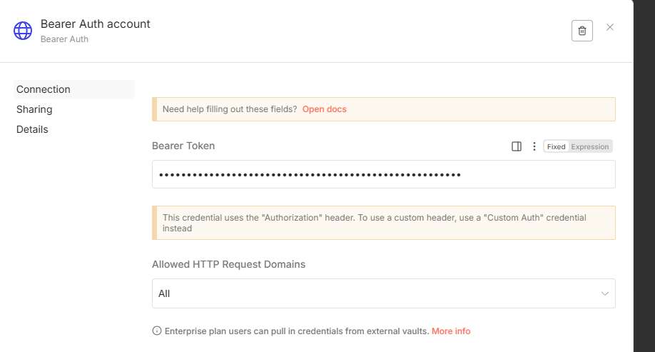 쓰레드 api n8n 인증