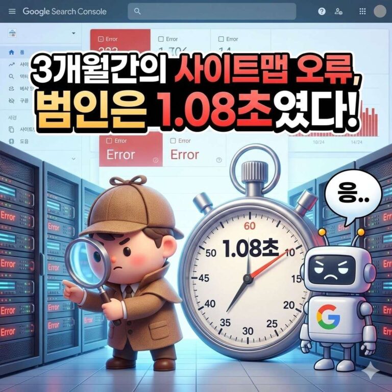 워드프레스 사이트맵 ‘가져올 수 없음’, 3개월차 조치