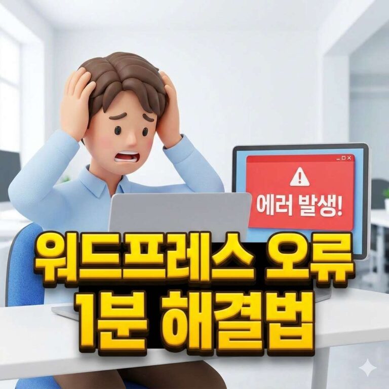 [워드프레스] “Briefly unavailable for scheduled maintenance” 1분 만에 해결하기