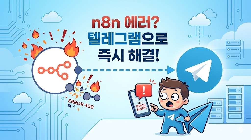 n8n에서 자동화 작업 중 에러가 났을 때 텔레그램으로 즉시 알림