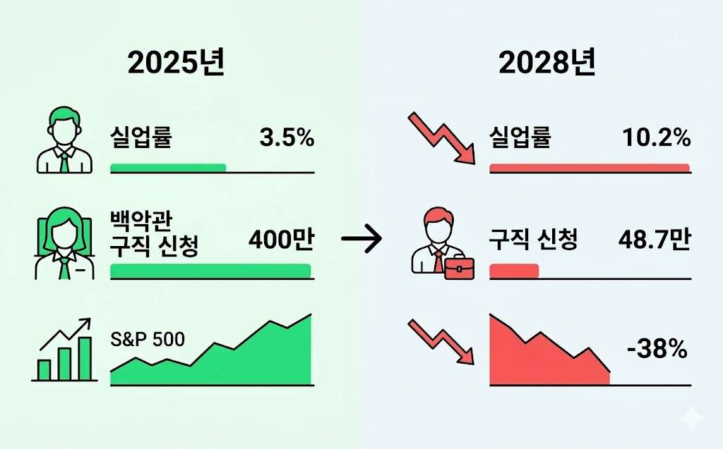 경제 지표 Before & After 비교 차트