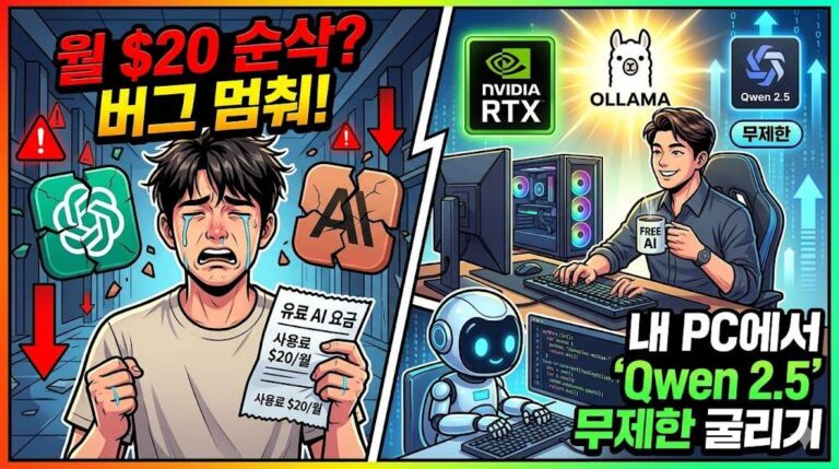 내 PC를 무료 AI 코딩 비서로! Aider + Ollama (Qwen 2.5) 완벽 연동 가이드