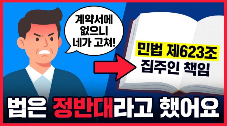 전세인데 에어컨 수리는 누가 해줘야 할까? 분쟁 진행 중